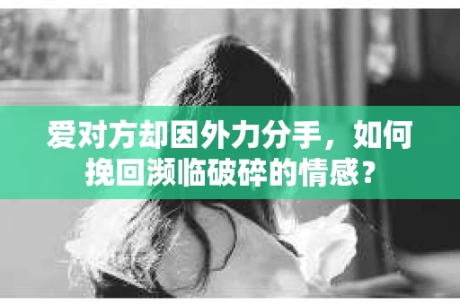 爱对方却因外力分手，如何挽回濒临破碎的情感？