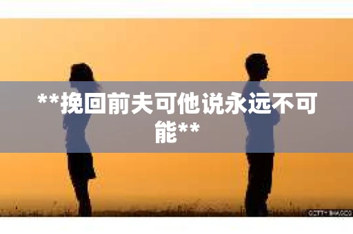 **挽回前夫可他说永远不可能**