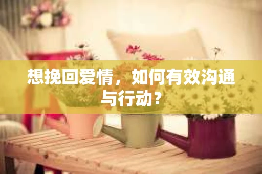 想挽回爱情,如何有效沟通与行动? 想挽回爱情,如何有效沟通与行动?