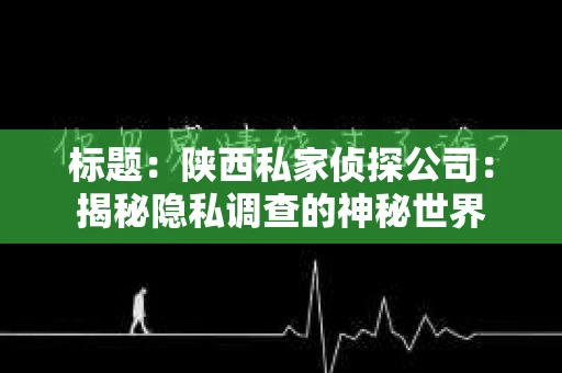 标题：陕西私家侦探公司：揭秘隐私调查的神秘世界