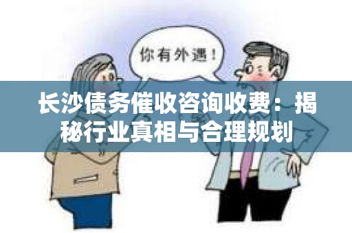 长沙债务催收咨询收费：揭秘行业真相与合理规划
