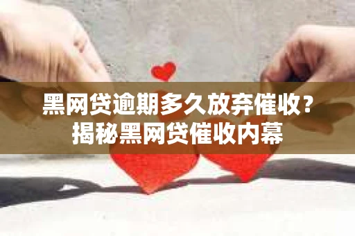 黑网贷逾期多久放弃催收?揭秘黑网贷催收内幕 黑网贷逾期多久放弃催收?揭秘黑网贷催收内幕