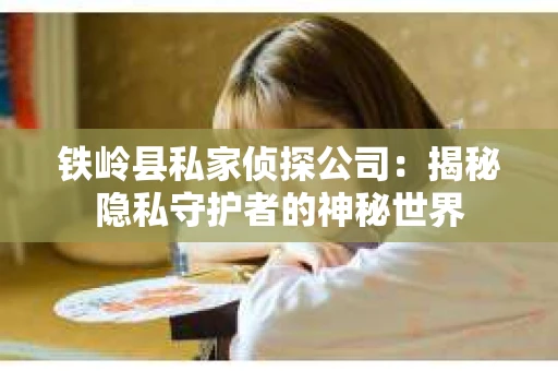 铁岭县私家侦探公司：揭秘隐私守护者的神秘世界