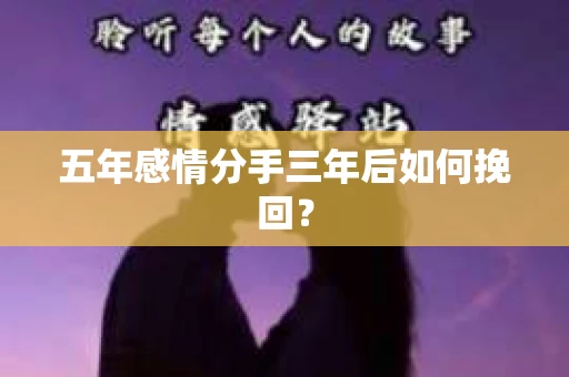五年感情分手三年后如何挽回？