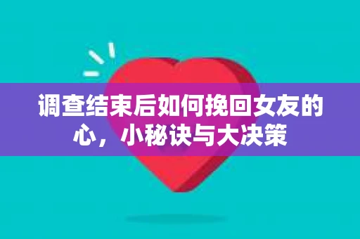 调查结束后如何挽回女友的心,小秘诀与大决策 调查结束后如何挽回女友的心,小秘诀与大决策