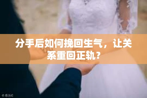 分手后如何挽回生气,让关系重回正轨? 分手后如何挽回生气,让关系重回正轨?