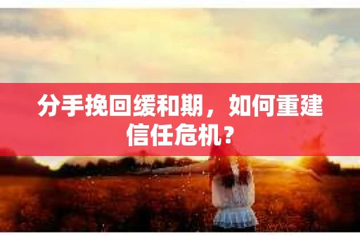 分手挽回缓和期,如何重建信任危机? 分手挽回缓和期,如何重建信任危机?