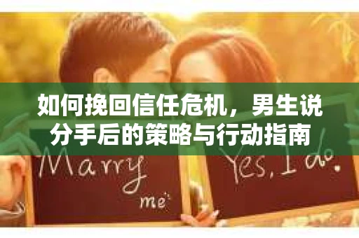 如何挽回信任危机,男生说分手后的策略与行动指南 如何挽回信任危机,男生说分手后的策略与行动指南